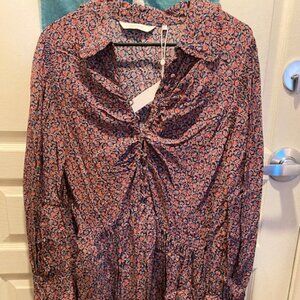 Rebecca Taylor Floral Silk Dress